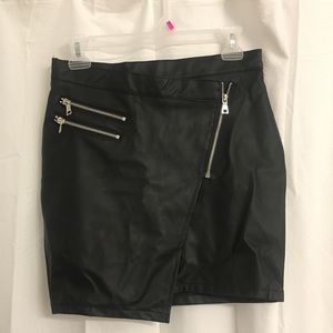 Leather skirt